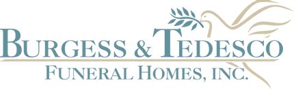 Tedesco burgess funeral home - Funeral services will be held at 2pm Friday, March 31, 2023 at the Burgess & Tedesco Funeral Home, 10 S. Main St., Sherburne. Interment will be private. There are no calling hours.